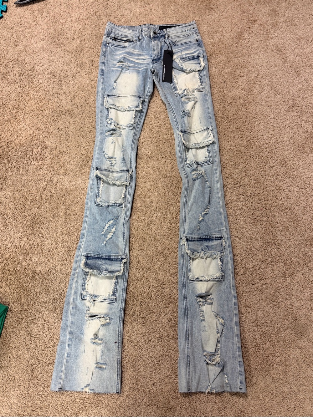 Rockstar original super stacked flare jeans